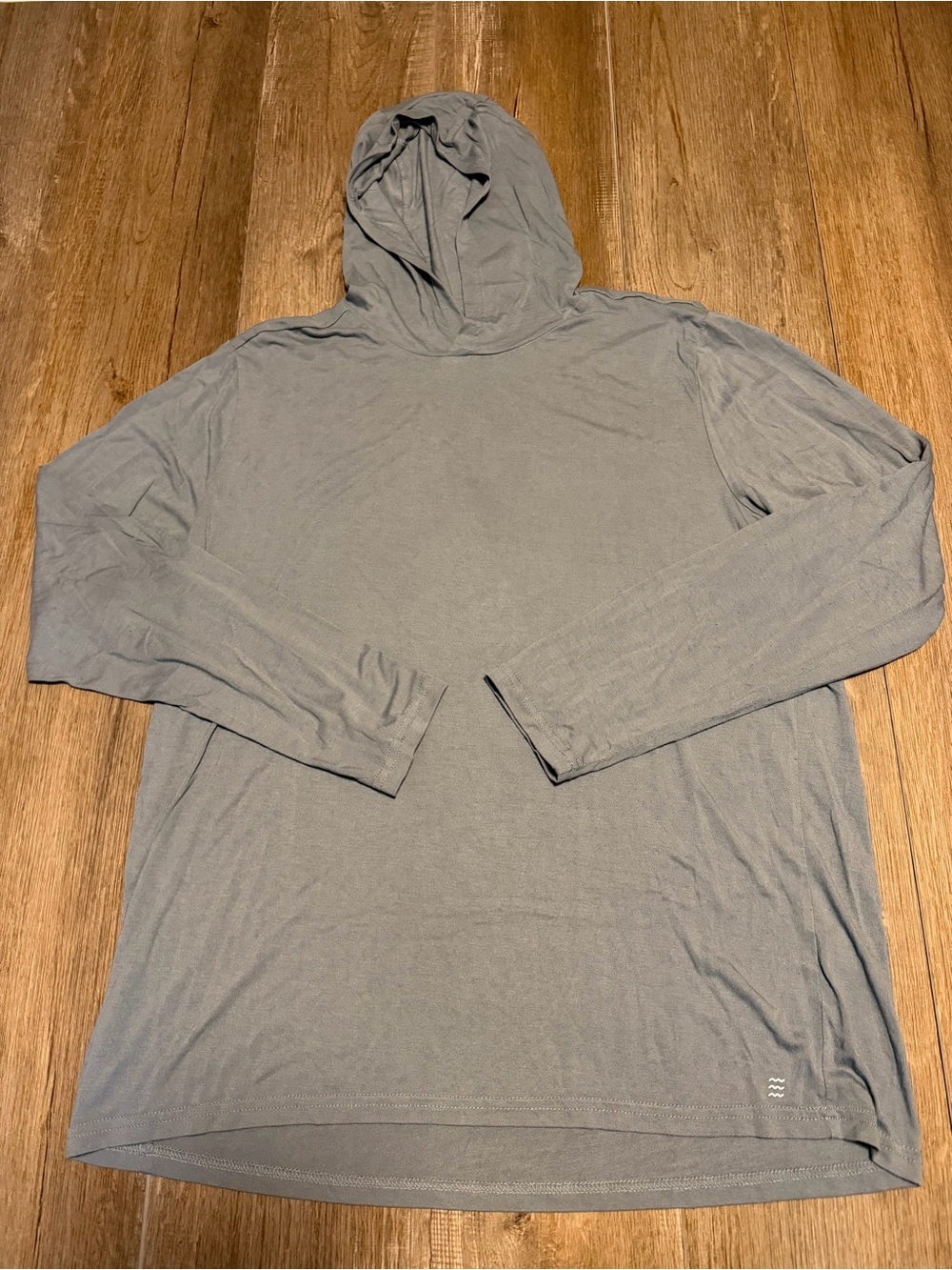Free Fly Men's Bamboo Lightweight Hoodie Slate Blue